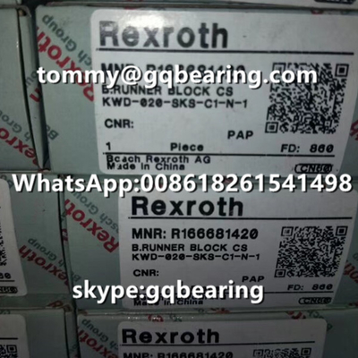 Rexroth R165141420 Stahlmaterial Flansche Typ Standardlänge Standardhöhe Laufblock