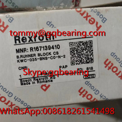Material aus Kohlenstoffstahl Rexroth R167139410 Breitläuferblock Bosch R167139410 Linearlager